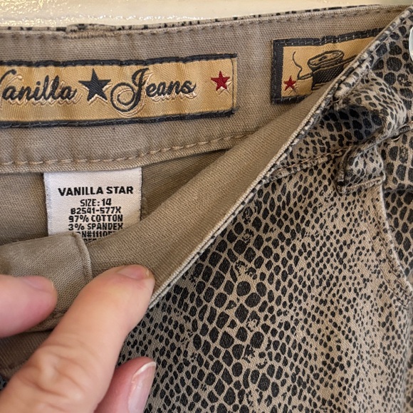 Vanilla Star Women’s Black and Gray 5-Pocket Straight Leg Jeans size 14 EUC - Picture 2 of 9